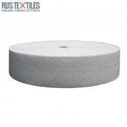 Woven Elastic Tape 60mm White