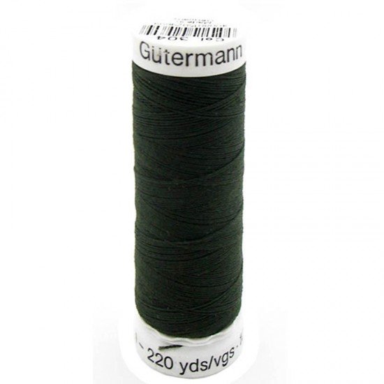 Gütermann 304 Schwarz Grün 200M (043) - (Nähgarn)