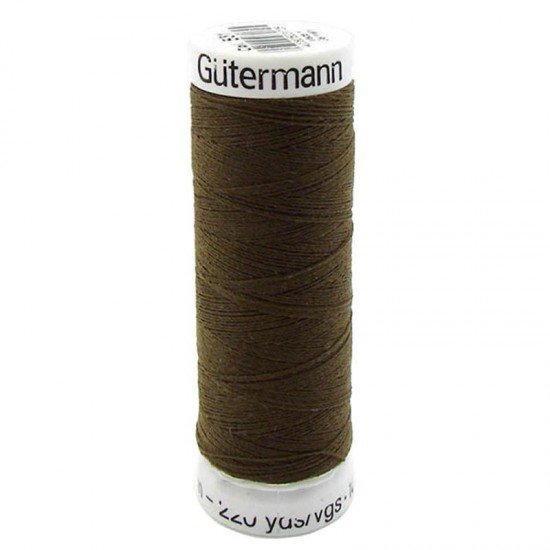 Gütermann 531 Zwart Khaki 200M (043) - (Naaigaren)