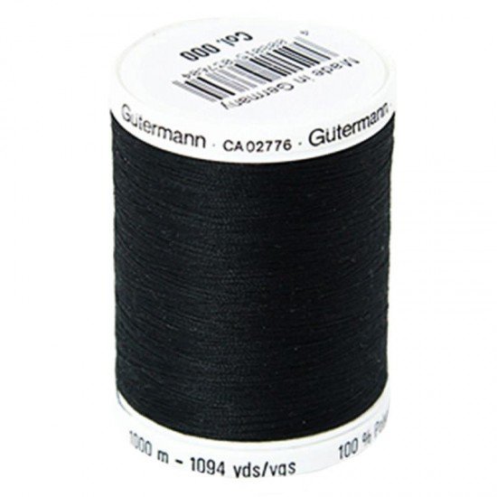 Gütermann Creativ Sew-All Black 1000M (000) - (Sewing Threads)
