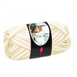 Cotton Yarn ISPE Bicolored Beige Ecru