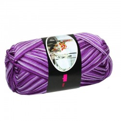 Cotton Yarn ISPE Bicolored Purple Lilac