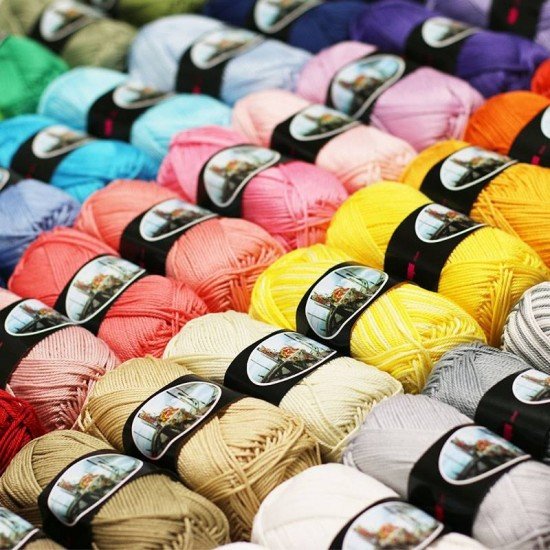 Haakkatoen Pakket ISPE 48 Kleuren  Katoenen Haakgarens