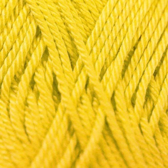 Fils à Tricoter De Coton ISPE Jaune - (Fils En Coton)