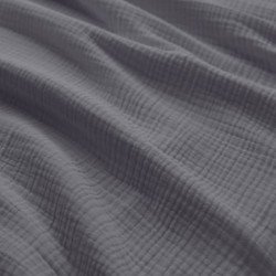 Heavy (Triple Layer) Cotton Gauze Fabric Grey