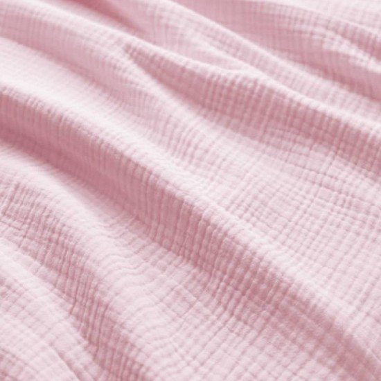 Heavy (Triple Layer) Cotton Gauze Fabric Pink