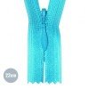 Invisible Zipper Aqua YKK 22CM Not Divisible