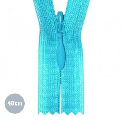 Blinde Rits Aqua 40CM YKK Niet Deelbaar Blinde Rits Aqua 40CM YKK Niet Deelbaar