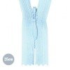 Invisible Zipper Light Blue YKK 25CM Not Divisible