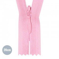 Invisible Zipper Pink YKK 20CM Not Divisible