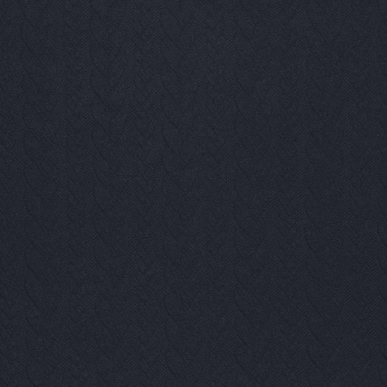 Cable Knit Jacquard Fabric Navy - (Fashion Fabrics)
