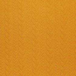 Cable Knit Jacquard Fabric Ocher