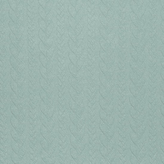 Cable Knit Jacquard Fabric Sea Green - (Fashion Fabrics)