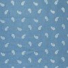 Jeans Fabric Stretch - Paisley Light Blue
