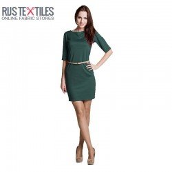 Punta Di Roma Jersey Fabric Dark Green