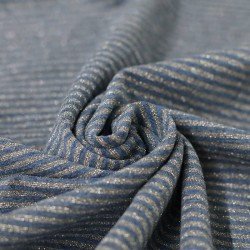 Jersey Lurex Stripes 3mm Jeans