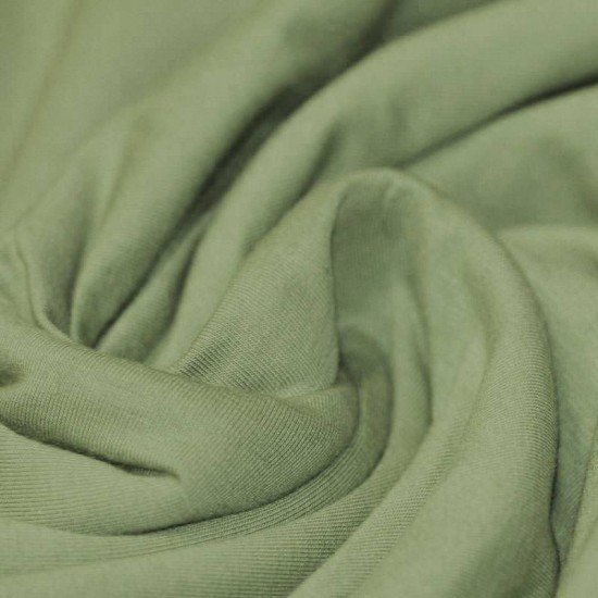 Cotton Jersey Knit Fabric Olive