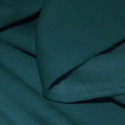 Tessuto Felpa Cotone Petrolio Scuro