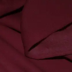 Tessuto Felpa Cotone Bordeaux