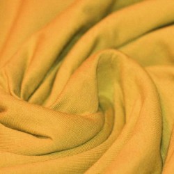 Cotton Jersey Knit Fabric Ocher