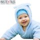 Tissu Polaire Coton (Sherpa) Bébé Bleu  - (Tissu Polaire Coton (Sherpa))