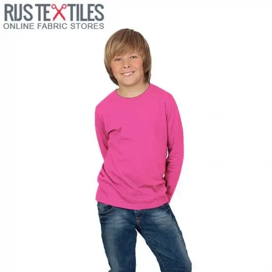 Katoenen Jersey Hot Pink Katoenen Jersey Hot Pink - (Katoenen Jersey Stoffen)
