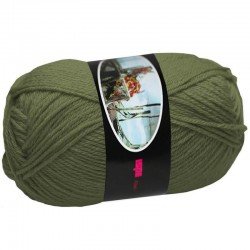 Knitting Wool ISPE Needle Size 4 Army Green