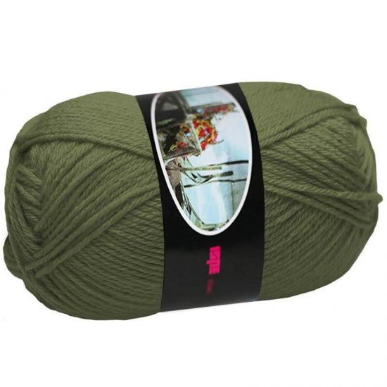 Knitting Wool ISPE Needle Size 4 Army Green - (Wool Knitting Yarn Needle Size 4)
