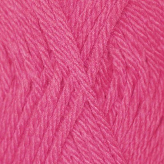 Knitting Wool ISPE Needle Size 5,5 - 6 Hot Pink - (Wool Knitting Yarn Needle Size 5,5 - 6)