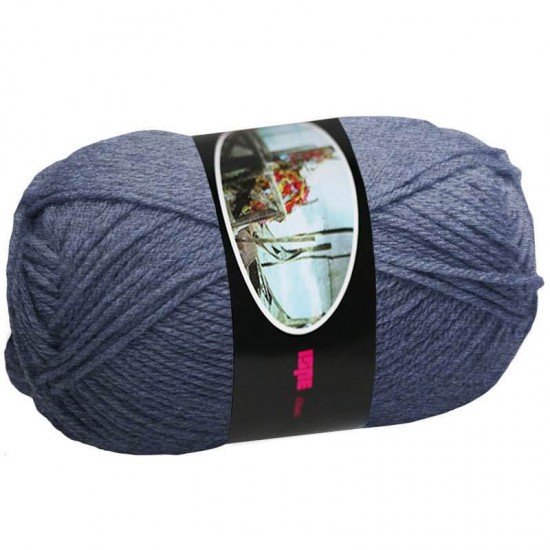 Knitting Wool ISPE Needle Size 4 Jeans Melee - (Wool Knitting Yarn Needle Size 4)