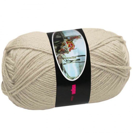 Knitting Wool ISPE Needle Size 4 Pebble  - (Wool Knitting Yarn Needle Size 4)