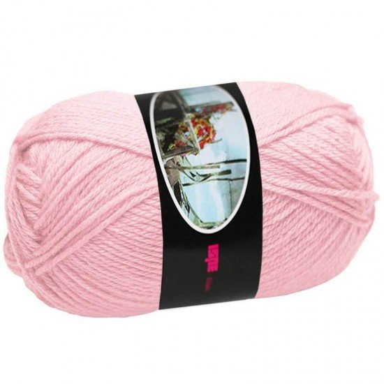 Fils à Tricoter Laine ISPE Aiguilles 4 Rose  - (Fils à Tricoter De Laine Aiguilles 4)