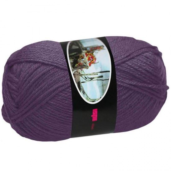 Knitting Wool ISPE Needle Size 4 Purple - (Wool Knitting Yarn Needle Size 4)