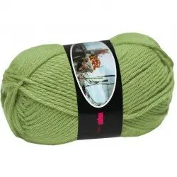 Fils à Tricoter Laine ISPE Aiguilles 5,5 - 6 Lime