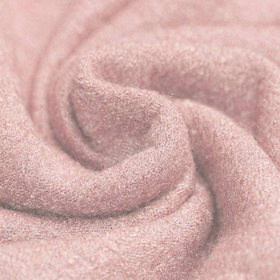 Boiled Wool Fabric Nude Pink