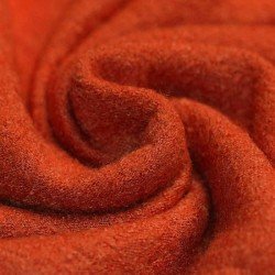 Boiled Wool Fabric Orange