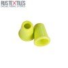 Cord Ends Plastic 13mm Yellow
