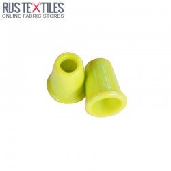 Cord Ends Plastic 13mm Yellow