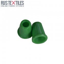 Cord Ends Plastic 13mm Green