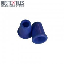 Cord Ends Plastic 13mm Cobalt