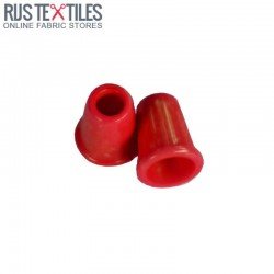 Cord Ends Plastic 13mm Red