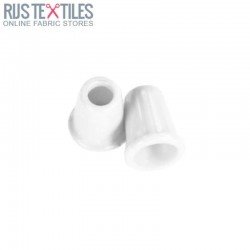 Cord Ends Plastic 13mm White