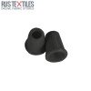 Cord Ends Plastic 13mm Black