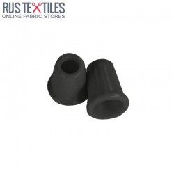 Cord Ends Plastic 13mm Black