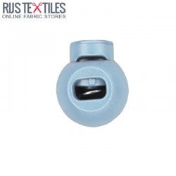 Cord Locks Plastic 15mm Light Blue