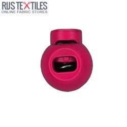 Cord Locks Plastic 15mm Fuchsia