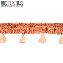 Nastro Frangia Della Nappa Arancione 5cm