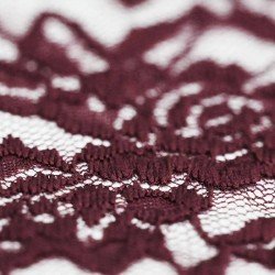 Lace Fabric Stretch Bordeaux 