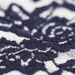 Lace Fabric Stretch Navy