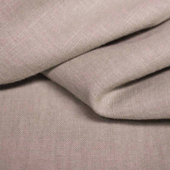 Linen Fabric Taupe - (Linen Fabric Washed)